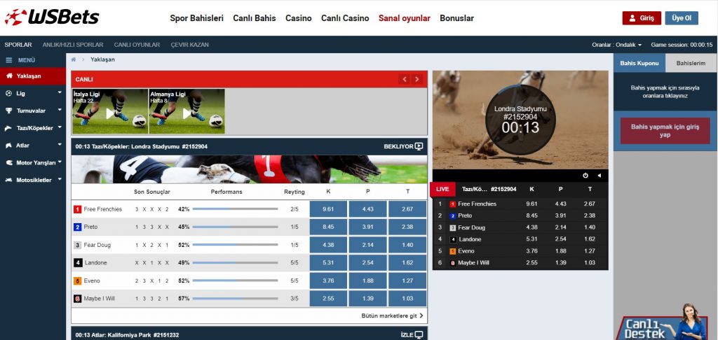 wsbets mobil uygulama